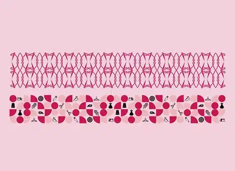 brand identity design with logo pattern for professional visual identity