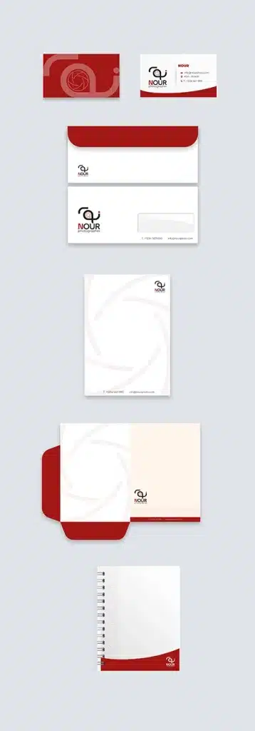 print design services featuring professional visual identity