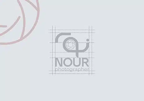 professional logo design using measured grids for precise branding