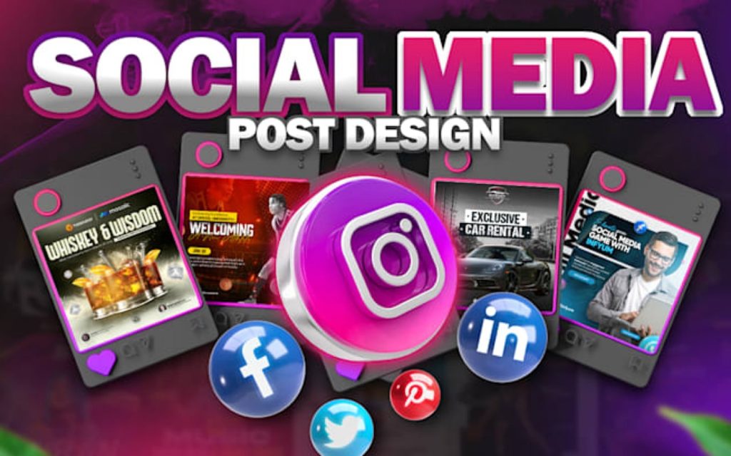 Creative visuals and video ads increasing clicks and engagement on social media